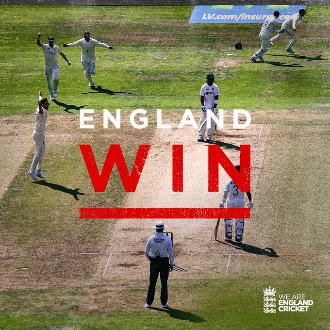 Ind vs Eng 3rd test: England win by an innings and 76 runs