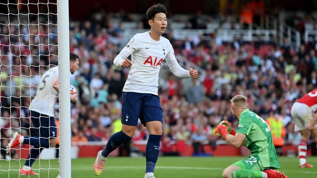 Son scored the lone goal for Spurs. Twitter