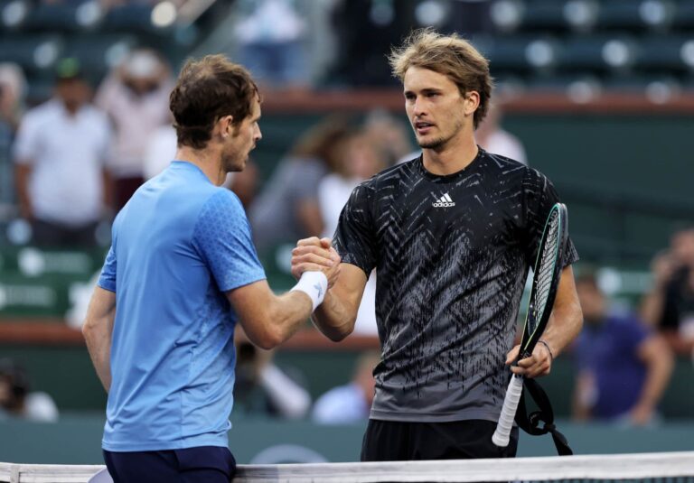 Indian Wells: Alexender Zverev and Andy Murray