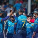 T20 World Cup 2021: Sri Lanka team celebrating