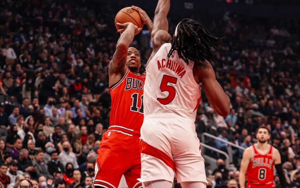 NBA, Bulls vs Raptors: Demar DeRozan and Achiuwa