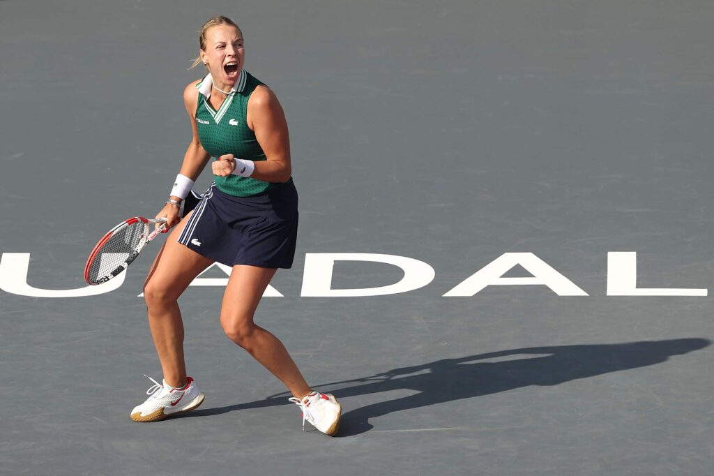 WTA Finals, Guadalajara, Mexico: Anett Kontaveit.