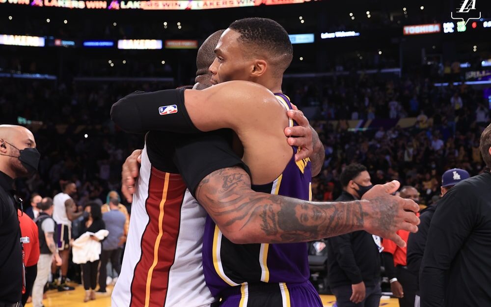 NBA, Lakers vs Heat: Westbrook and PJ Tucker