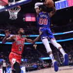 NBA, Warriors vs Bulls: Jonathan Kumingo and Derrick Jones Jr.
