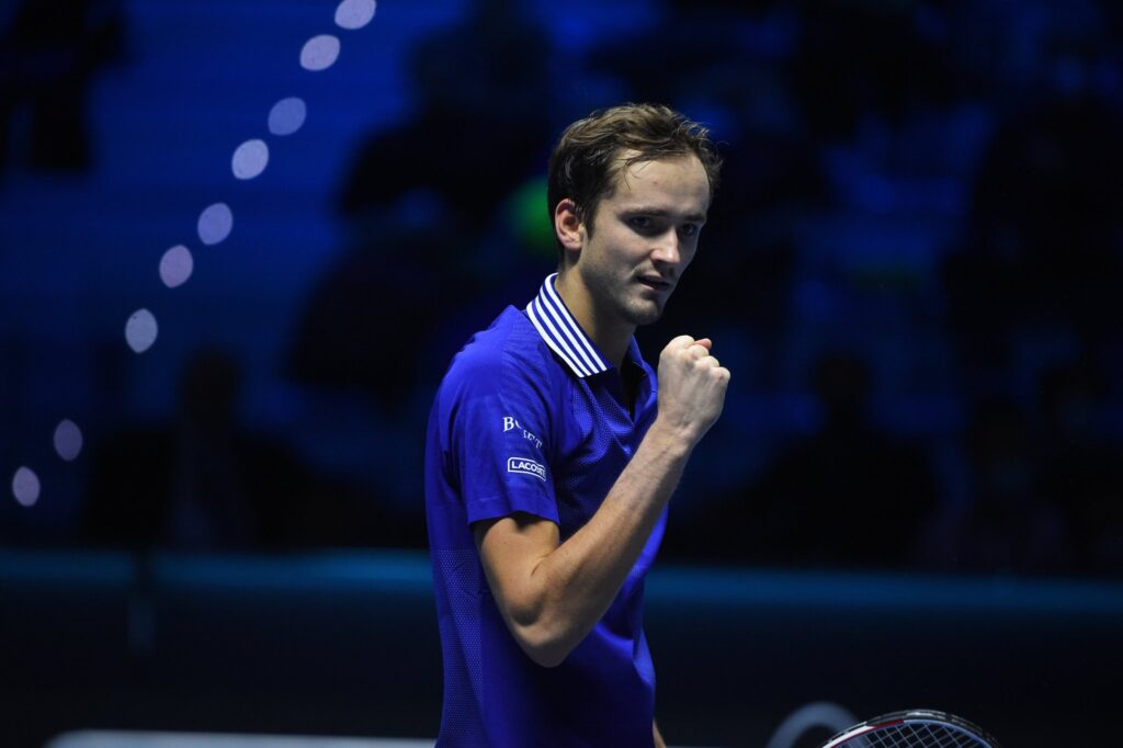 Daniil Medvedev at ATP Finals.