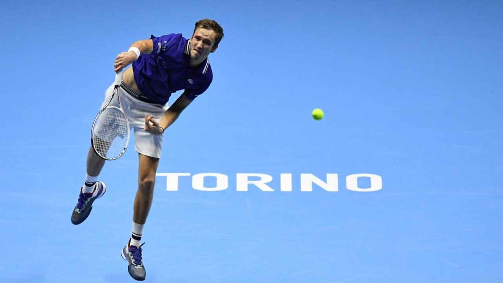 Daniil Medvedev at ATP Finals.