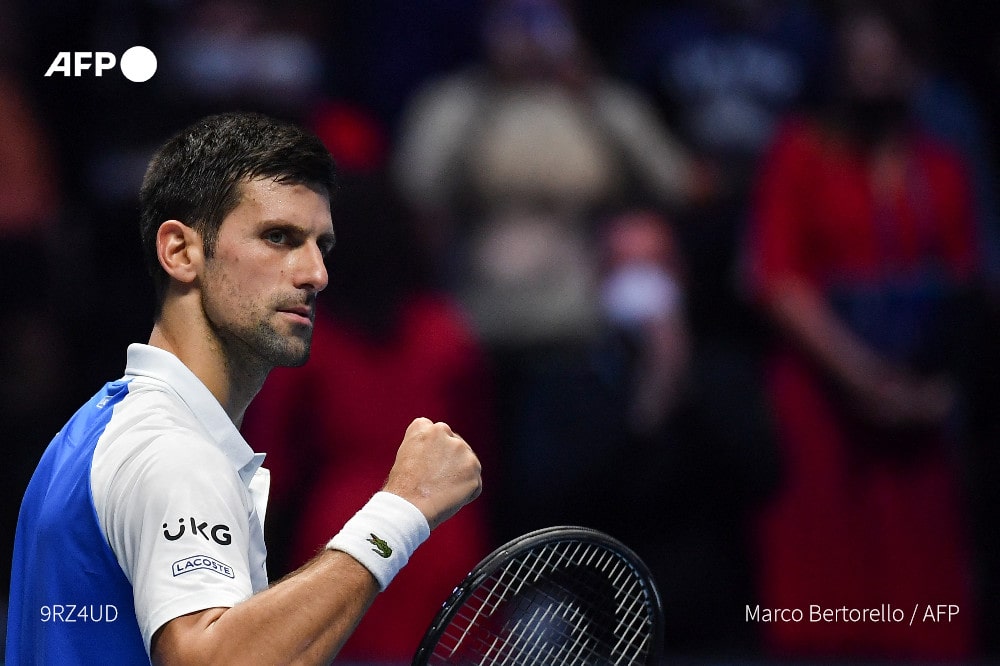 ATP Finals 2021, Turin, Italy: Novak Djokovic.