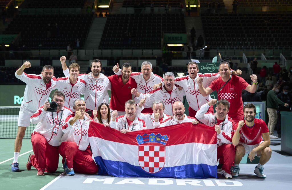 Croatian team qualifies for the finals of Davis Cup 2021.