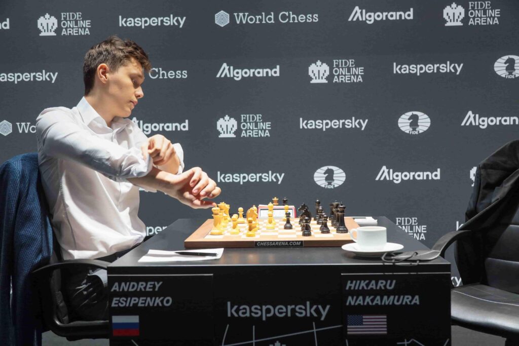 FIDE Grand Prix 2022: Andrey Esipenko.